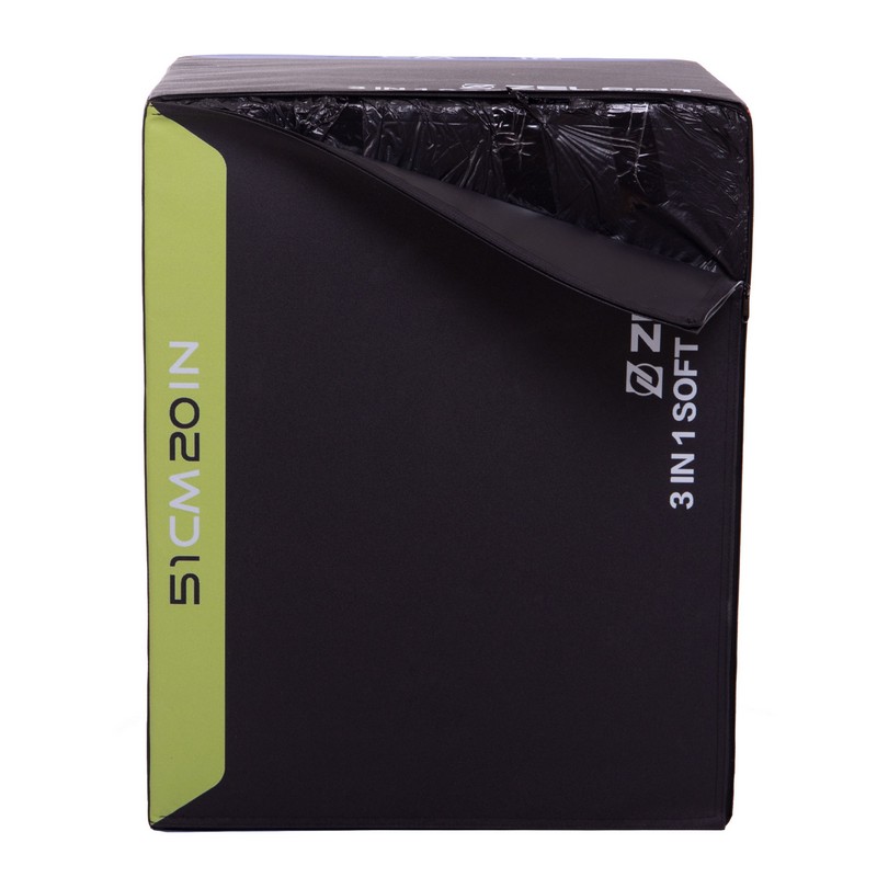 Бокс пліометричний тумба для кросфіту Пліобокс Plyo box Zelart FI-3633 1шт 75-61-51см чорний