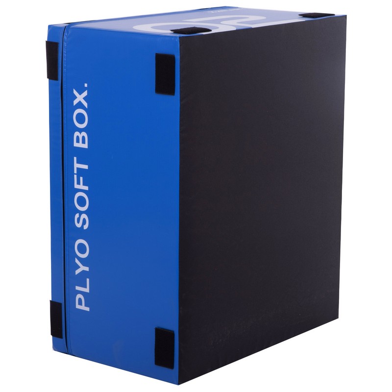 Бокс пліометричний тумба для кросфіту Пліобокс набір 3 боксу Plyo boxes Zelart FI-3635 3шт 90х75х30/45/60см зелений, синій, червоний