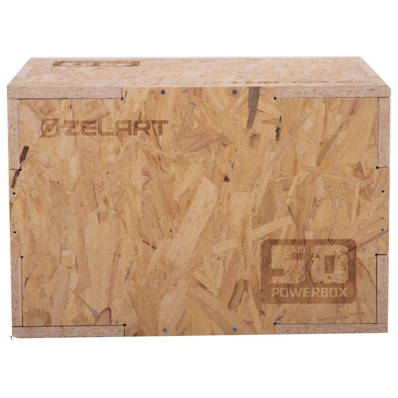 Бокс пліометричний тумба для кросфіту Пліобокс Wood Plyo box Zelart FI-3636-1 1шт 60см світло-коричневий
