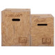 Бокс пліометричний тумба для кросфіту Пліобокс Wood Plyo box Zelart FI-3636-1 1шт 60см світло-коричневий