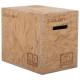 Бокс пліометричний тумба для кросфіту Пліобокс Wood Plyo box Zelart FI-3636-1 1шт 60см світло-коричневий