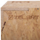 Бокс пліометричний тумба для кросфіту Пліобокс Wood Plyo box Zelart FI-3636-1 1шт 60см світло-коричневий