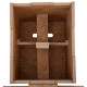 Бокс пліометричний тумба для кросфіту Пліобокс Wood Plyo box Zelart FI-3636-1 1шт 60см світло-коричневий