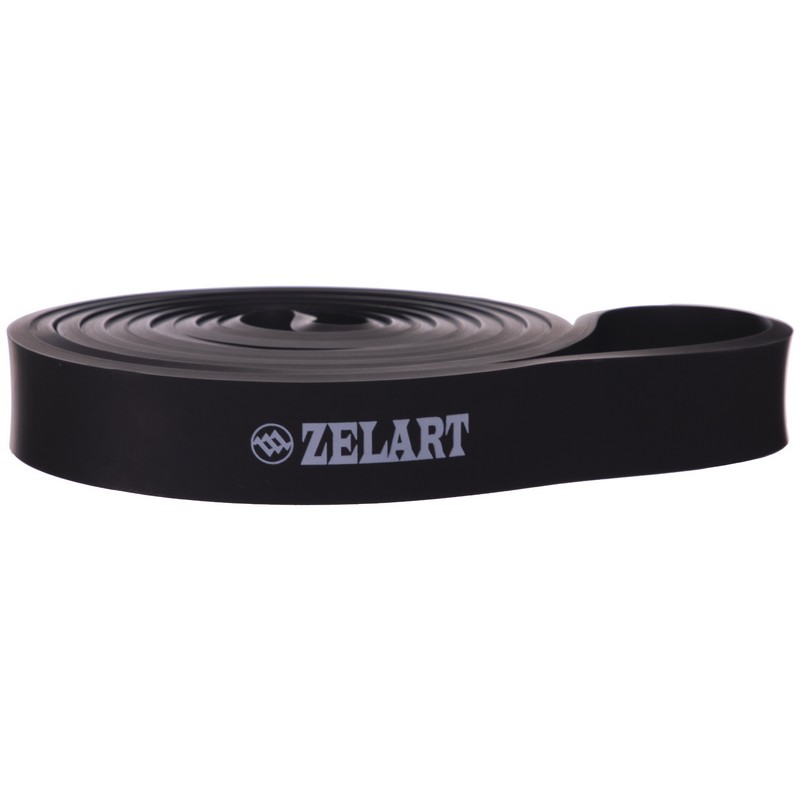 Гума петля для підтягувань та тренувань стрічка силова Zelart POWER BANDS FI-3917-BK чорний