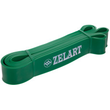 Гума петля для підтягувань та тренувань стрічка силова Zelart POWER BANDS FI-3917-G зелений