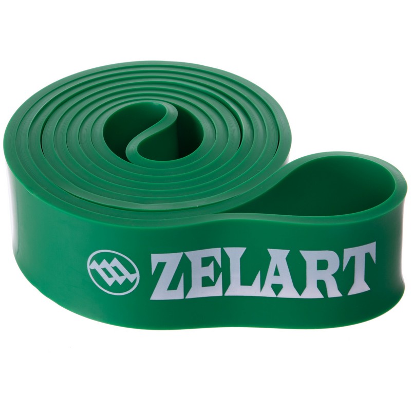 Гума петля для підтягувань та тренувань стрічка силова Zelart POWER BANDS FI-3917-G зелений