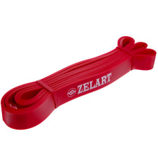 Гума петля для підтягувань та тренувань стрічка силова Zelart POWER BANDS FI-3917-R червоний
