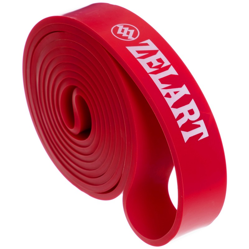 Гума петля для підтягувань та тренувань стрічка силова Zelart POWER BANDS FI-3917-R червоний