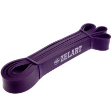 Гума петля для підтягувань та тренувань стрічка силова Zelart POWER BANDS FI-3917-V фіолетовий