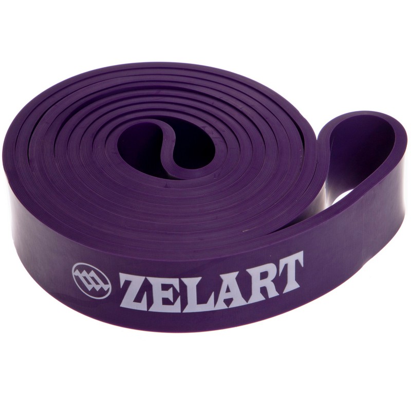 Гума петля для підтягувань та тренувань стрічка силова Zelart POWER BANDS FI-3917-V фіолетовий