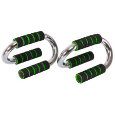 Упори для віджимань 2штуки SP-Sport FI-3971 PUSH-UP BAR 11x21см сірий-чорний-червоний