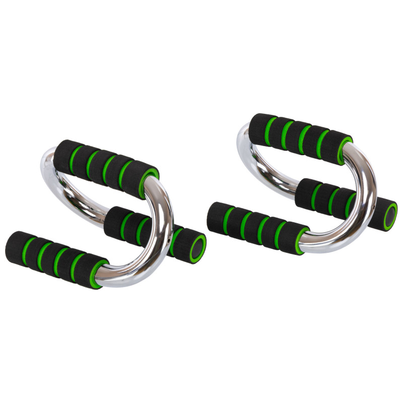 Упори для віджимань 2штуки SP-Sport FI-3971 PUSH-UP BAR 11x21см сірий-чорний-червоний
