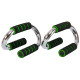 Упори для віджимань 2штуки SP-Sport FI-3971 PUSH-UP BAR 11x21см сірий-чорний-червоний