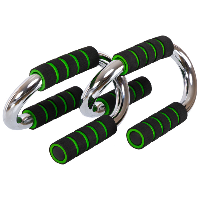 Упори для віджимань 2штуки SP-Sport FI-3971 PUSH-UP BAR 11x21см сірий-чорний-червоний