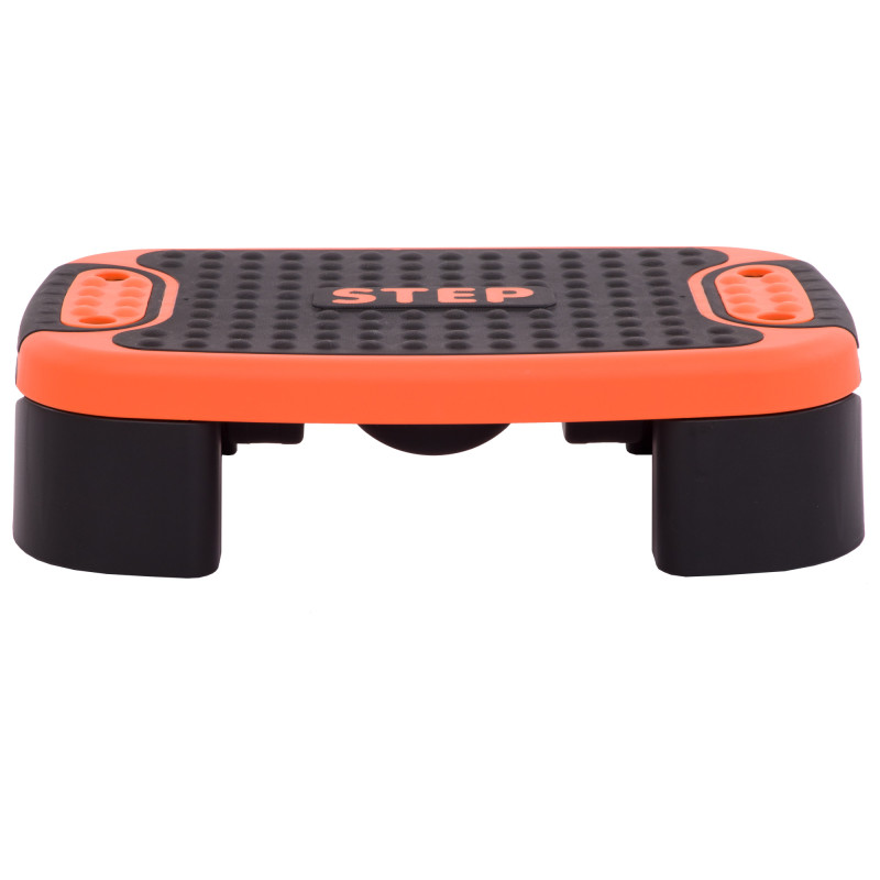 Степ-платформа балансувальна 4 в 1 MULTIFUNCTIONAL STEP Zelart FI-3996 53x36x14см чорний-помаранчевий