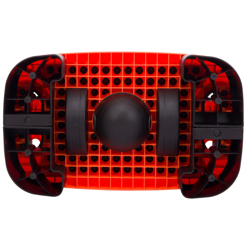Степ-платформа балансувальна 4 в 1 MULTIFUNCTIONAL STEP Zelart FI-3996 53x36x14см чорний-помаранчевий