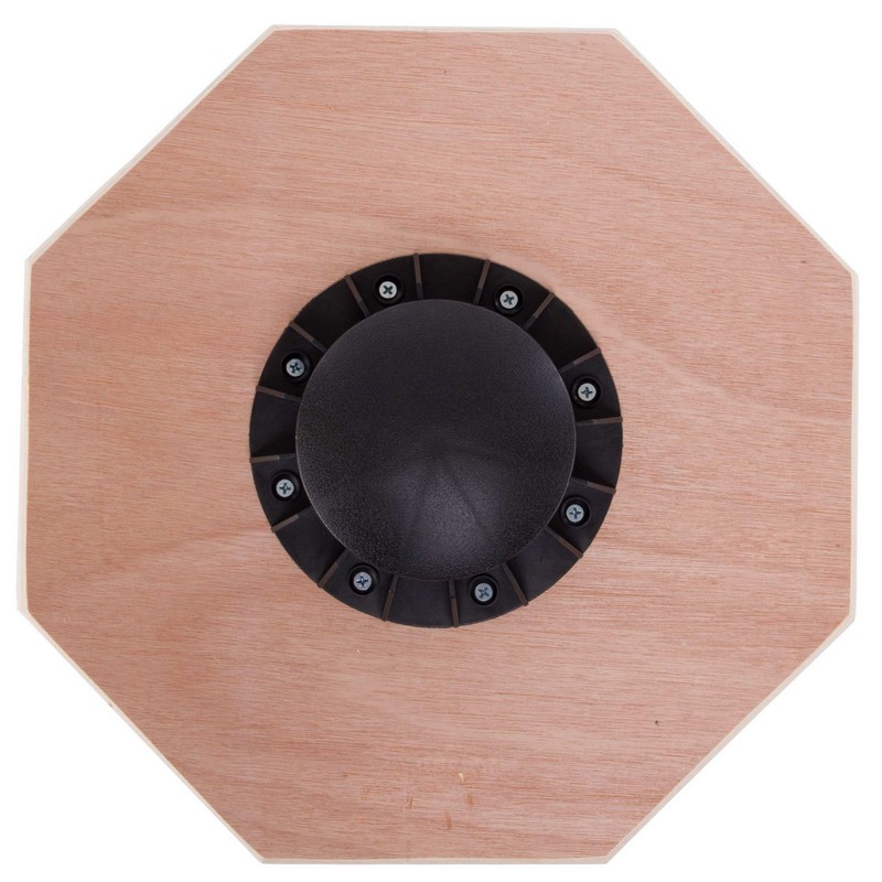 Диск балансувальний балансборд дерев'яний WOOD BALANCE BOARD Zelart FI-4013 39,5 см чорний