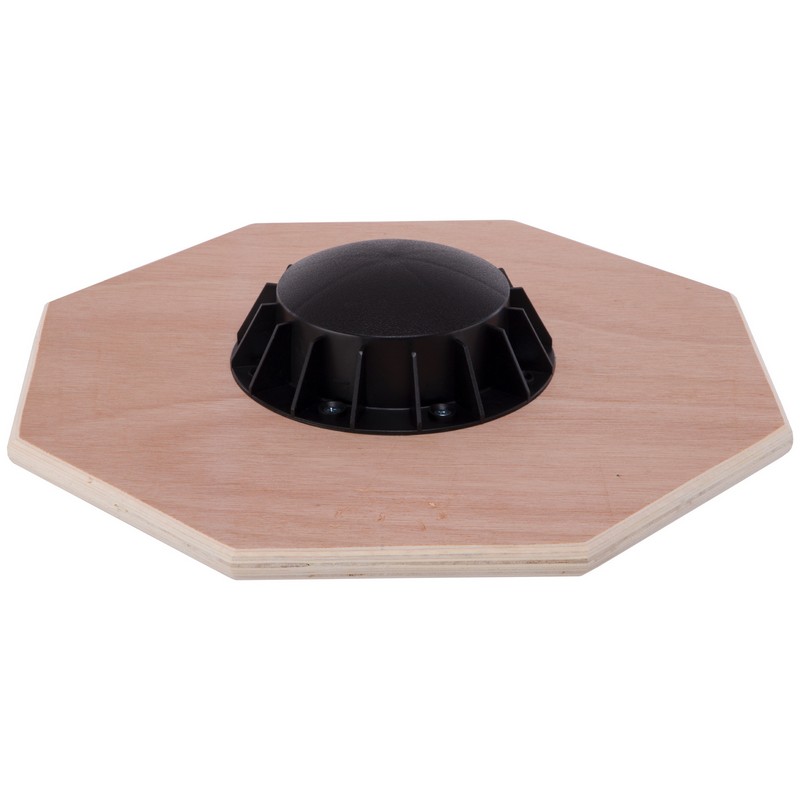 Диск балансувальний балансборд дерев'яний WOOD BALANCE BOARD Zelart FI-4013 39,5 см чорний