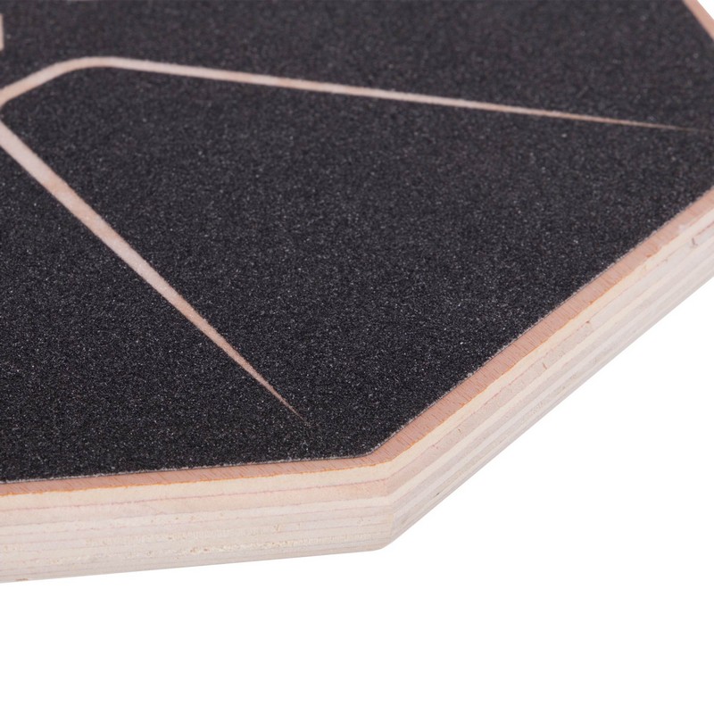 Диск балансувальний балансборд дерев'яний WOOD BALANCE BOARD Zelart FI-4013 39,5 см чорний