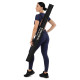 Палка гимнастическая с эспандерами Gym Stick для фитнеса SP-Sport FI-4412 1,3м чорний