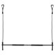 Палка гимнастическая с эспандерами Gym Stick для фитнеса SP-Sport FI-4412 1,3м чорний