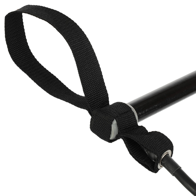 Палка гимнастическая с эспандерами Gym Stick для фитнеса SP-Sport FI-4412 1,3м чорний