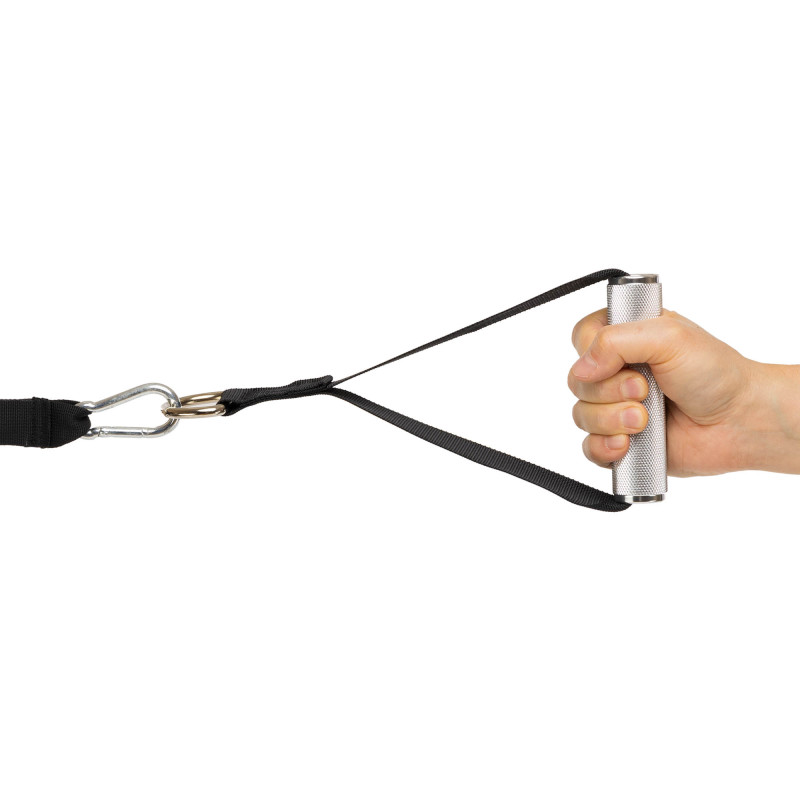 Ручки для тяги рукоятки для тренажерів ALUMINUM HANDLES Record FI-4770 2шт чорний