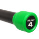 Бодібар Body Bar Zelart FI-4776-4 вага 4кг чорний-зелений