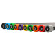 Бодібар Body Bar Zelart FI-4776-4 вага 4кг чорний-зелений