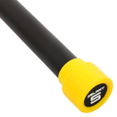 Бодібар Body Bar Zelart FI-4776-5 вага 5кг чорний-жовтий