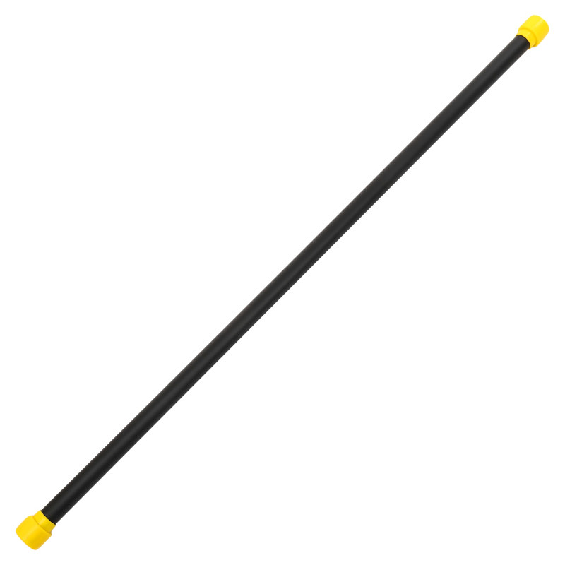 Бодібар Body Bar Zelart FI-4776-5 вага 5кг чорний-жовтий