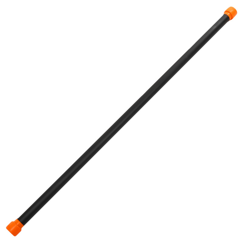 Бодібар Body Bar Zelart FI-4776-7 вага 7кг чорний-помаранчевий