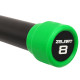 Бодібар Body Bar Zelart FI-4776-8 вага 8кг чорний-зелений
