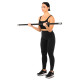 Бодібар Body Bar Zelart FI-4780-1 вага 1кг чорний-сірий