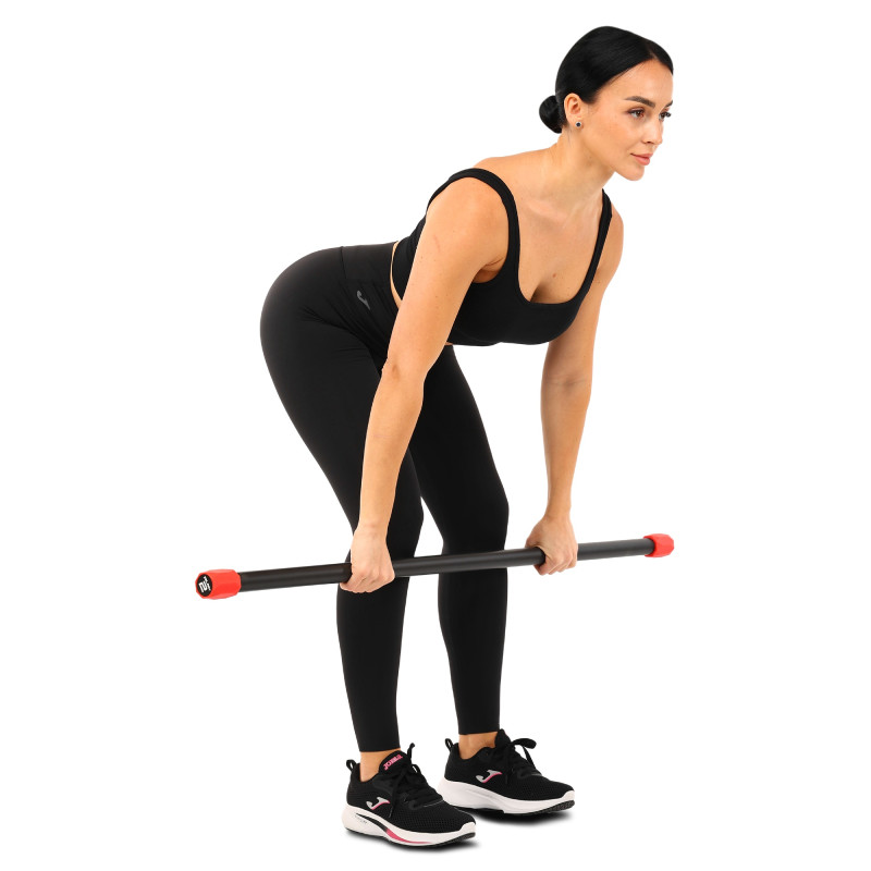 Бодібар Body Bar Zelart FI-4780-2 вага 2кг чорний-червоний