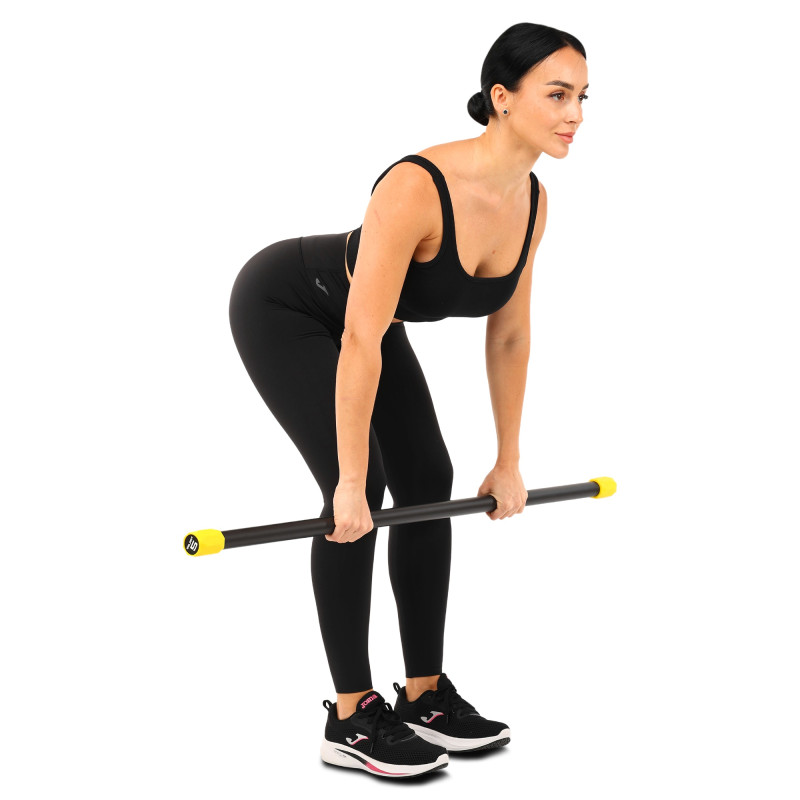 Бодібар Body Bar Zelart FI-4780-5 вага 5кг чорний-жовтий