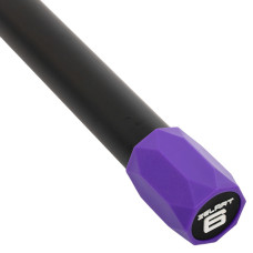 Бодібар Body Bar Zelart FI-4780-6 вага 6кг чорний-фіолетовий
