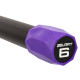 Бодібар Body Bar Zelart FI-4780-6 вага 6кг чорний-фіолетовий