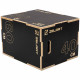 Бокс пліометричний тумба для кросфіту Пліобокс Wood Plyo box Zelart FI-4884-1 1шт 60см чорний