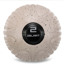 Слембол м'яч набивний для кросфіту та фітнесу Slam Ball Zelart FI-4905-2 2кг чорний