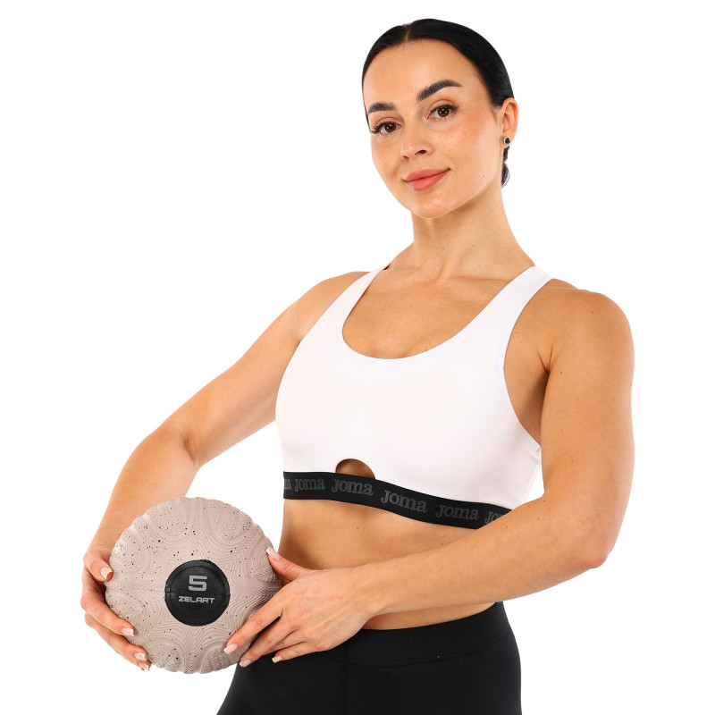 Слембол м'яч набивний для кросфіту та фітнесу Slam Ball Zelart FI-4905-5 5кг чорний