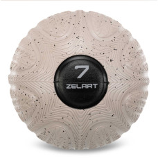 Слембол м'яч набивний для кросфіту та фітнесу Slam Ball Zelart FI-4905-7 7кг чорний