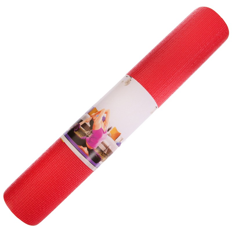 Килимок для фітнесу та спорту PVC SP-Planeta FI-4986 173x61x0,4см кольори в асортименті