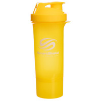 Шейкер для спортивного харчування з відсіком для протеїну SMART SHAKER SLIM FI-5054 400+100мл кольори в асортименті