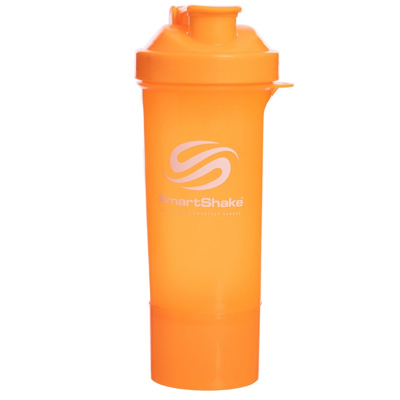Шейкер для спортивного харчування з відсіком для протеїну SMART SHAKER SLIM FI-5054 400+100мл кольори в асортименті