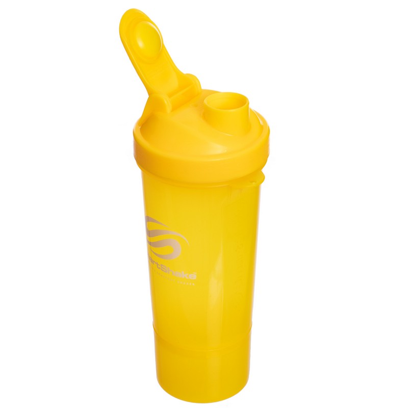 Шейкер для спортивного харчування з відсіком для протеїну SMART SHAKER SLIM FI-5054 400+100мл кольори в асортименті
