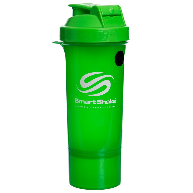Шейкер для спортивного харчування з відсіком для протеїну SMART SHAKER SLIM FI-5054 400+100мл кольори в асортименті