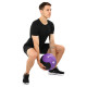 Медбол м'яч медичний Medicine Ball Zelart FI-5121-10 10кг фіолетовий-чорний