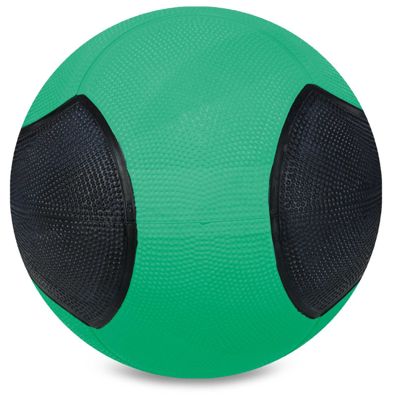 Медбол м'яч медичний Medicine Ball Zelart FI-5121-2 2кг зелений-чорний