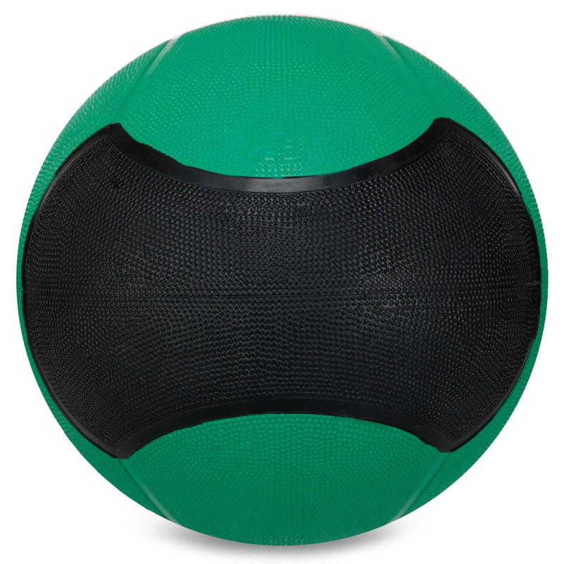 Медбол м'яч медичний Medicine Ball Zelart FI-5121-7 7кг зелений-чорний